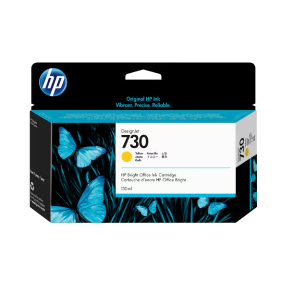 Cartucho de tinta HP DesignJet 730 de 130 ml, Amarillo (P2V64A)