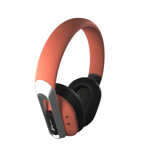 Klip Xtreme - KWH-750CO - Headphones - Para Home audio / Para Portable electronics / Para Professional audio / Para Cellular phone - Wireless - 40Hr Coral color (KWH-750CO)