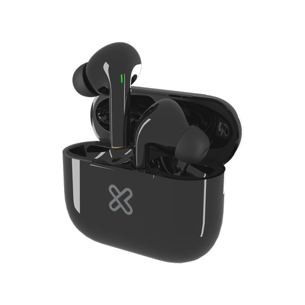 Audífonos KlipX TWS TuneFiBuds 37hrs autonomia negro