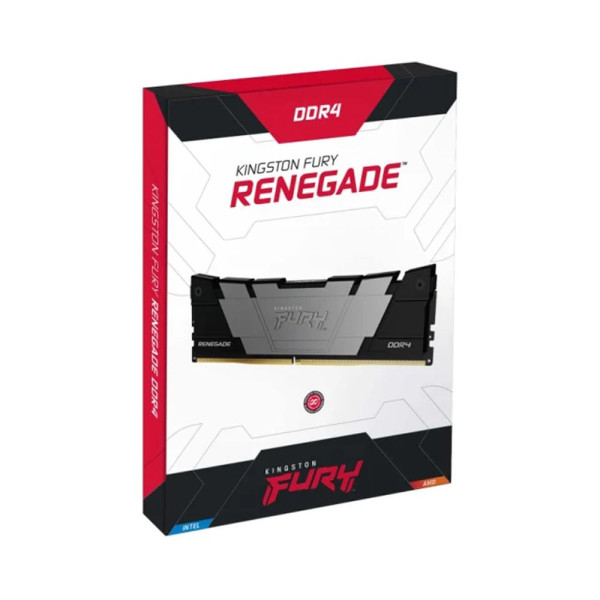 Memoria Ram Kingston FURY Renegade - DDR4 - módulo - 8 GB - DIMM de 288 contactos - 3600 MHz / PC4-28800 - CL16 - 1.35 V - sin búfer - no ECC - negro