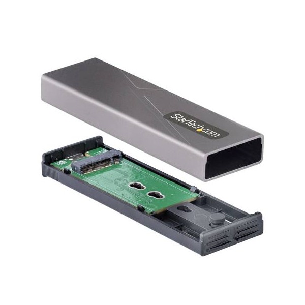 M.2 PCIe NVMe/M.2 SATA SSD USB Enclosure (M2-USB-C-NVME-SATA)