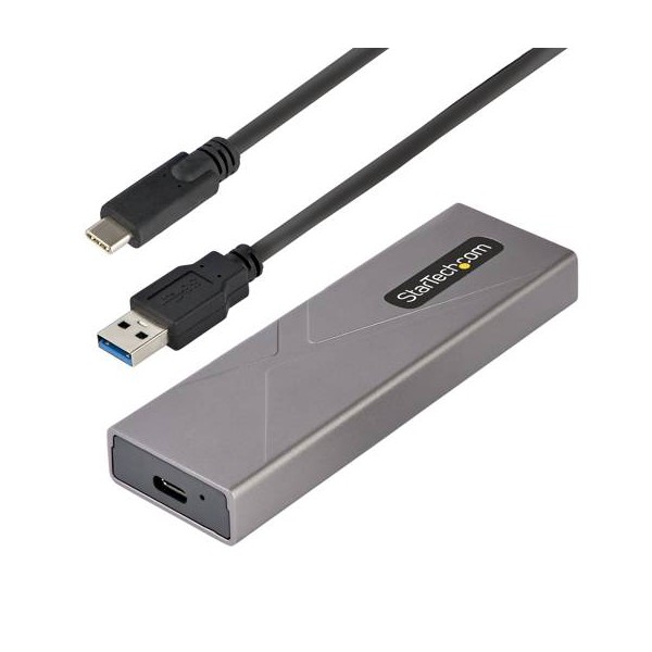 M.2 PCIe NVMe/M.2 SATA SSD USB Enclosure
