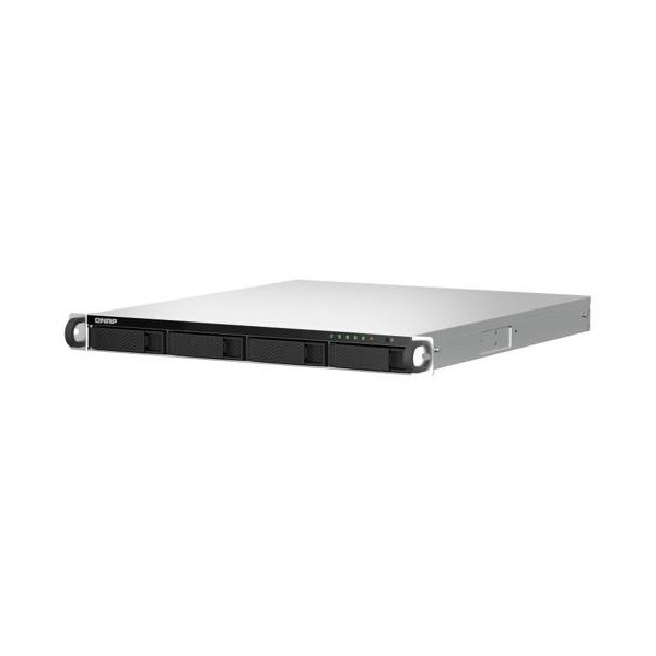 Servidor NAS QNAP TS464URP  4 Compartimentos  Montaje en Bastidor  SATA 6Gb/s  RAID 0, 1, 5, 6, 10, JBOD  RAM 8GB  2.5 Gigabit Ethernet  iSCSI (TS-464U-RP-8G-US)