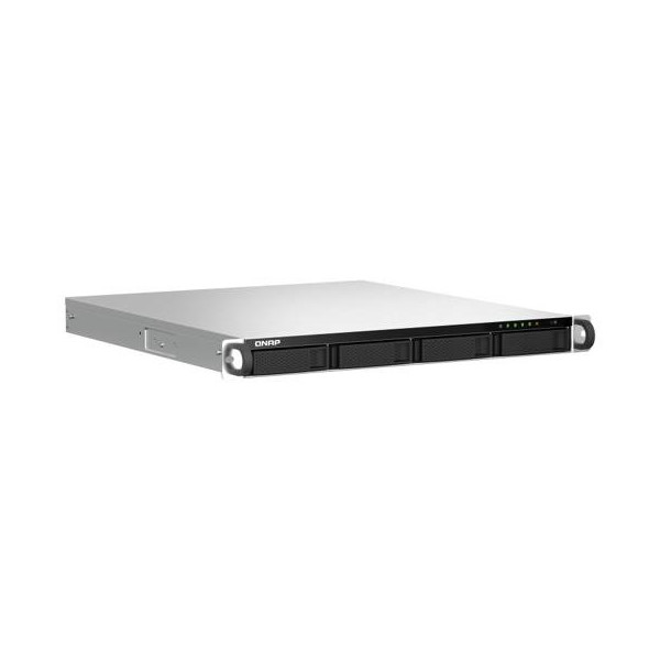 Servidor NAS QNAP TS464URP  4 Compartimentos  Montaje en Bastidor  SATA 6Gb/s  RAID 0, 1, 5, 6, 10, JBOD  RAM 8GB  2.5 Gigabit Ethernet  iSCSI (TS-464U-RP-8G-US)