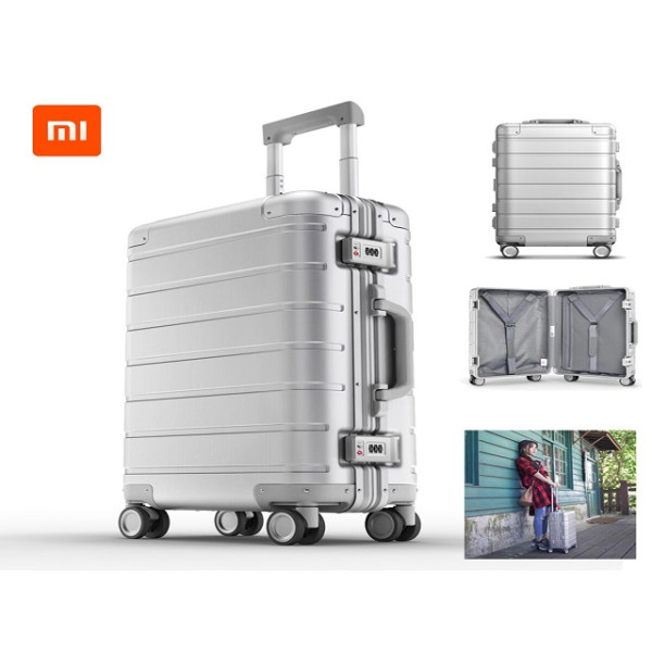 Maleta de Mano Xiaomi de Metal de 20 pulgadas en Color Plata