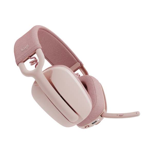 Auriculares de Tamaño Completo Logitech Zone Vibe 100  Bluetooth Inalámbrico (Rosa)