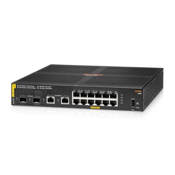 Aruba 6100 12G PoE+ 2SFP+ 139W Switch (JL679A)