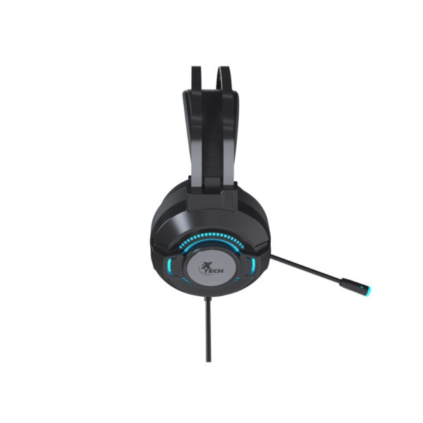 Audífonos Xtech XTH-565 Morrighan 3.5mm USB LED Negro (XTH-565)