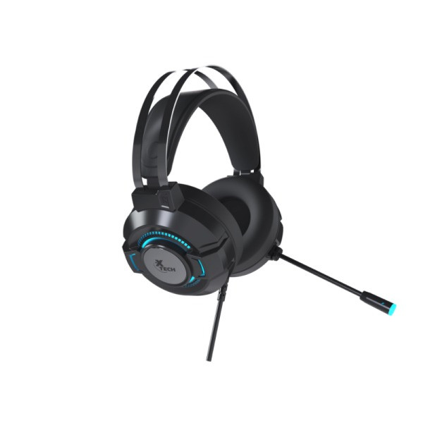 Audífonos Xtech XTH-565 Morrighan 3.5mm USB LED Negro (XTH-565)