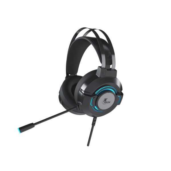Audífonos Xtech XTH-565 Morrighan 3.5mm USB LED Negro