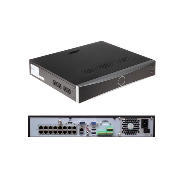 Hikvision - Standalone NVR - 32 Video Channels - Networked - 1.5U 16 PoE 8K DeepinMind (iDS-7732NXI-M4/16P/X)