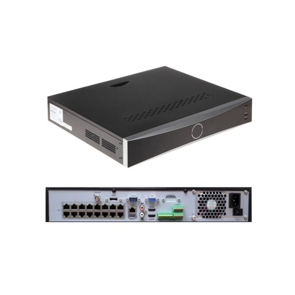 Hikvision - Standalone NVR - 32 Video Channels - Networked - 1.5U 16 PoE 8K DeepinMind (IDS-7732NXI-M4/16P/X)