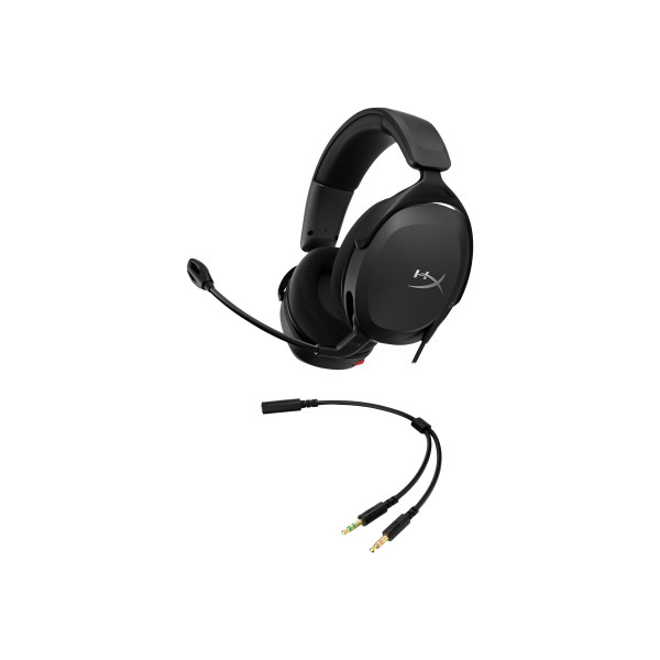 HyperX Cloud Stinger 2 Core - Auricular - tamaño completo - cableado - negro - para EliteDesk 800 G6; Laptop 17; OMEN 15, 16; Pavilion x360 Laptop (683L9AA)