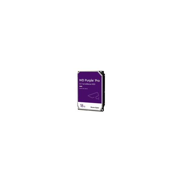 WD Purple Pro WD181PURP - Disco duro - 18 TB - interno - 3.5in - SATA 6Gb/s - 7200 rpm - búfer: 512 MB (WD181PURP)
