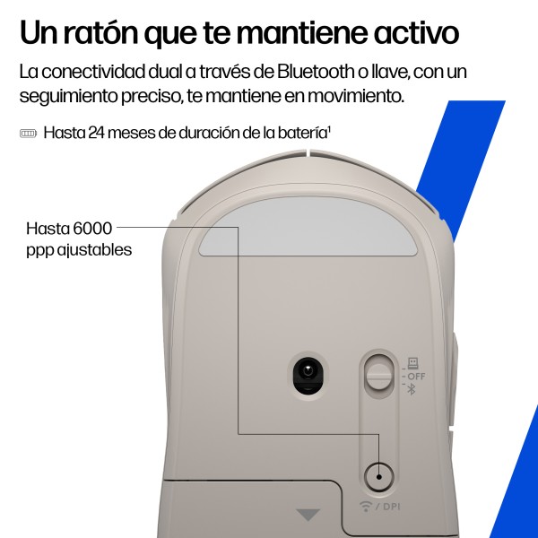 MOUSE WL SILENCIOSO COLOR ARCE 400 (AZ7B6AA#ABA)