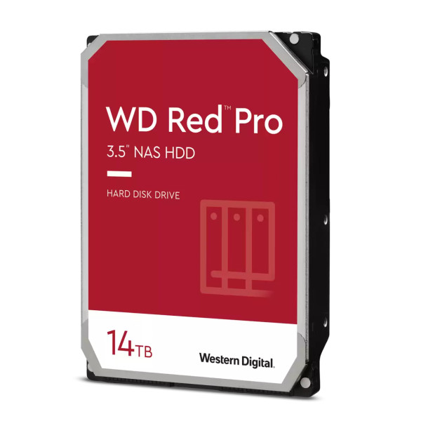 Western Digital WD Red - Hard drive - Internal hard drive - 14 TB - 3.5in - 7200 rpm - . (WD142KFGX)