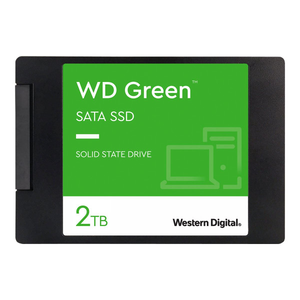 Disco SSD Western Digital Green de 2TB, 2.5 pulgadas, SATA, 545MB/s (WDS200T2G0A)