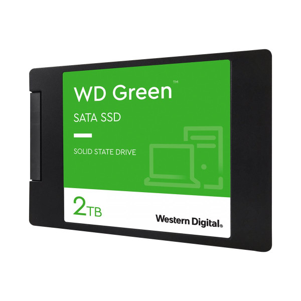 Disco SSD Western Digital Green de 2TB, 2.5 pulgadas, SATA, 545MB/s (WDS200T2G0A)