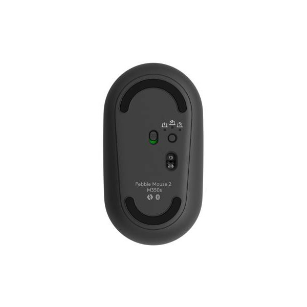 Mouse Inalámbrico Logitech Pebble 2 M350S, Bluetooth, Grafito (910-007049)