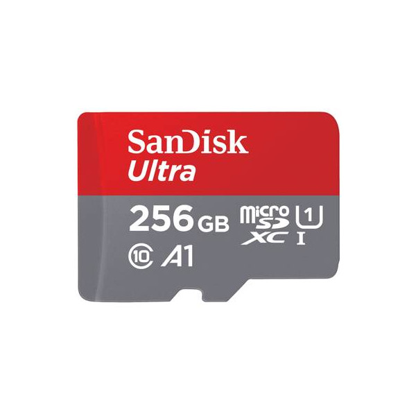 Tarjeta de Memoria Flash SanDisk Ultra de 256 GB  microSDXC UHSI  Clase 10