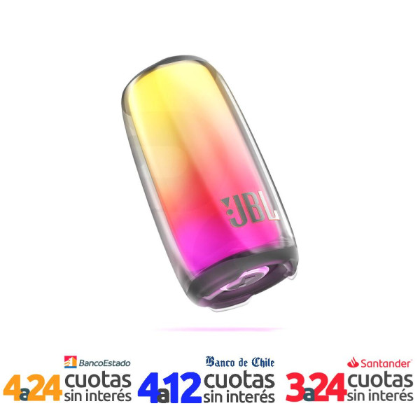 Altavoz Portátil JBL Pulse 5  Inalámbrico  Bluetooth  Control por Aplicación  Negro (JBLPULSE5BLKAM)