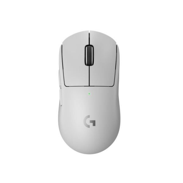 Logitech G PRO X SUPERLIGHT 2 - Ratón - gaming - óptico - 5 botones - inalámbrico - 2.4 GHz - receptor USB de Logitech LIGHTSPEED - blanco (910-006637)