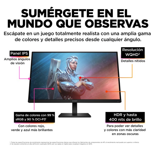 MONITOR OMEN 27-INCH FHD 165HZ (780F9AA#AKH)