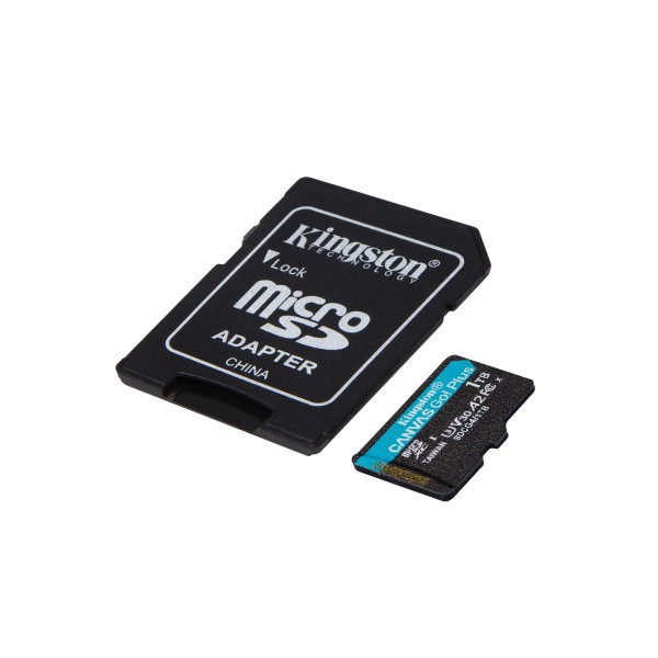 Kingston - Flash memory card - microSDXC - Canvas Go Plus Gen4 200MB/s A2 (SDCG4/1TB)