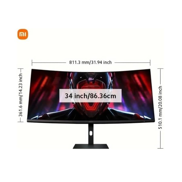 Monitor Gamer Curvo Xiaomi G34WQi 34 WQHD 180Hz 1Ms (55056)