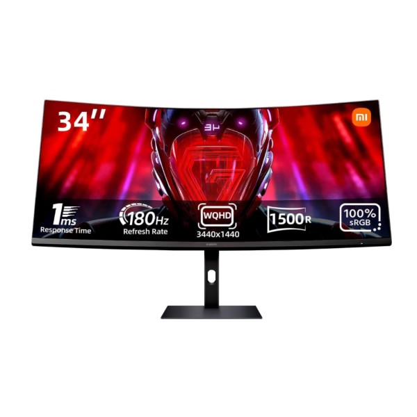 Monitor Gamer Curvo Xiaomi G34WQi 34 WQHD 180Hz 1Ms