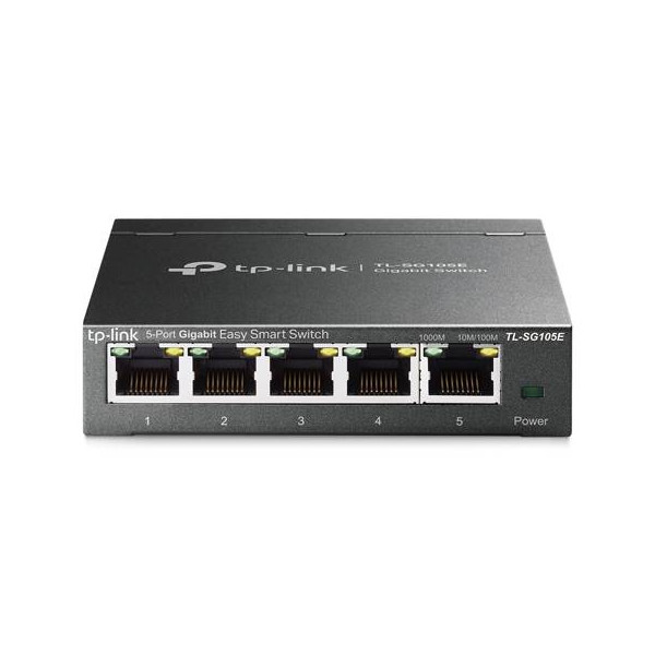 TP-Link Easy Smart TL-SG105E - Conmutador - 5 x 10/100/1000 - sobremesa