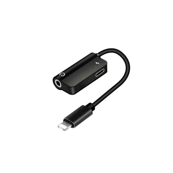 ADAPTADOR LIGHTNING + 3,5 jack FUJITEL