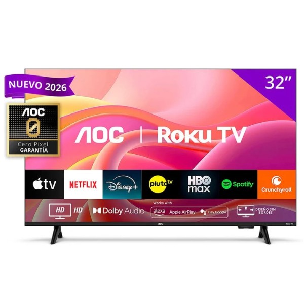 Smart TV AOC Roku TV LED 32 HD (32S5155) (32S5155)