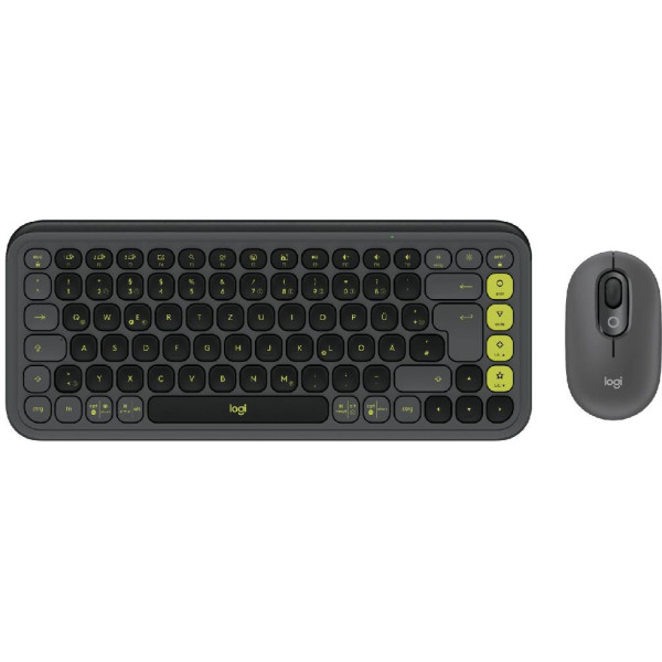 Logitech - Pop Icon Combo - Keyboard and mouse set - Spanish - Graphite  (920-013052)