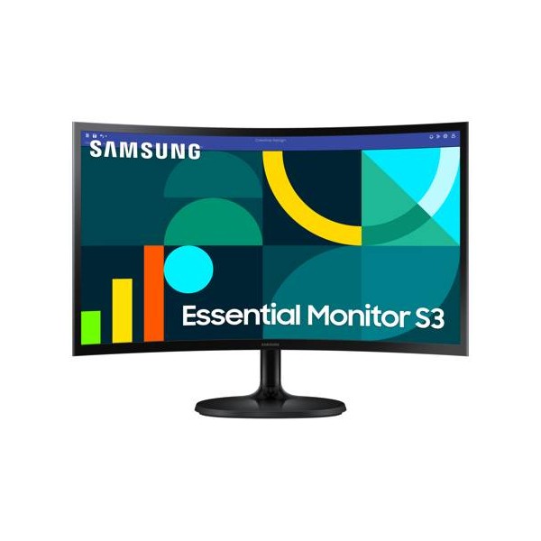 Samsung LS24D366GALXZS - Curved Screen - 24in - 1920 x 1080 - HDMI / VGA - 75hz
