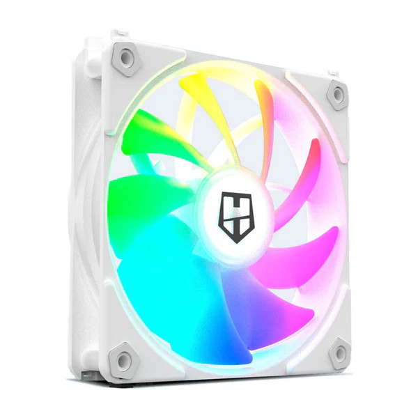 HUMMER EASYLINK ARGB WHITE incluye 3 ventiladores, conexión sin cables entre ventiladores, tamaño 120mm, ARGB (115NX00029)