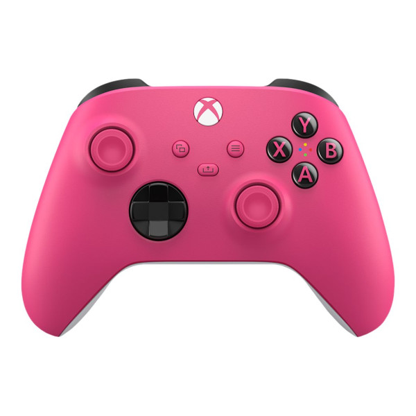 Microsoft Xbox Mando Inalámbrico - Mando de videojuegos - inalámbrico - Bluetooth - rosa intenso - para PC, Microsoft Xbox One, Android, iOS, Microsoft Xbox Series S, Microsoft Xbox Series X (QAU-00082)