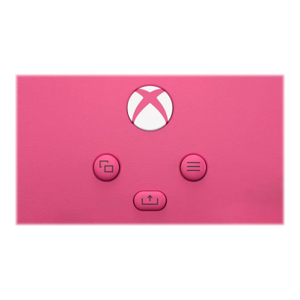 Microsoft Xbox Mando Inalámbrico - Mando de videojuegos - inalámbrico - Bluetooth - rosa intenso - para PC, Microsoft Xbox One, Android, iOS, Microsoft Xbox Series S, Microsoft Xbox Series X (QAU-00082)