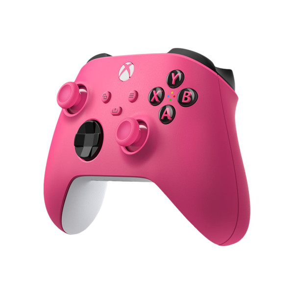 Microsoft Xbox Mando Inalámbrico - Mando de videojuegos - inalámbrico - Bluetooth - rosa intenso - para PC, Microsoft Xbox One, Android, iOS, Microsoft Xbox Series S, Microsoft Xbox Series X (QAU-00082)