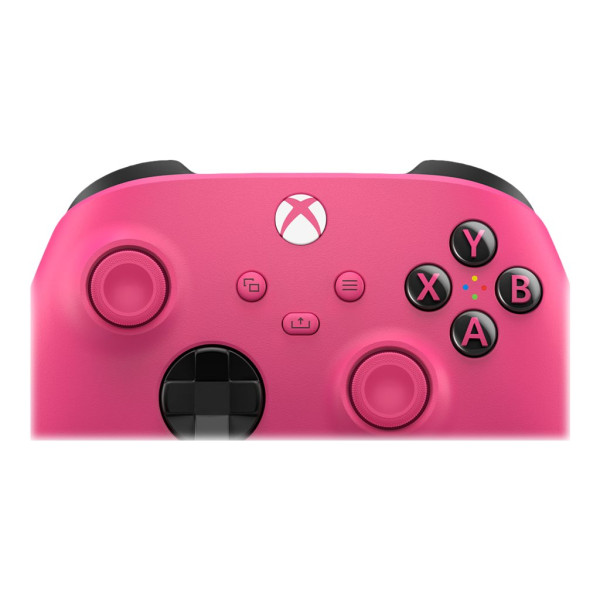 Microsoft Xbox Mando Inalámbrico - Mando de videojuegos - inalámbrico - Bluetooth - rosa intenso - para PC, Microsoft Xbox One, Android, iOS, Microsoft Xbox Series S, Microsoft Xbox Series X (QAU-00082)
