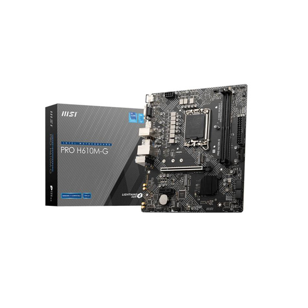 MSI - PRO H610M - Motherboard - PRO H610M-G DDR5 (824142282755)