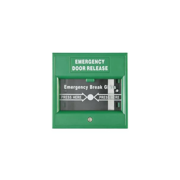 Hikvision DS-K7PEB - Caja de apertura de puerta de emergencia - verde (DS-K7PEB/GREEN)