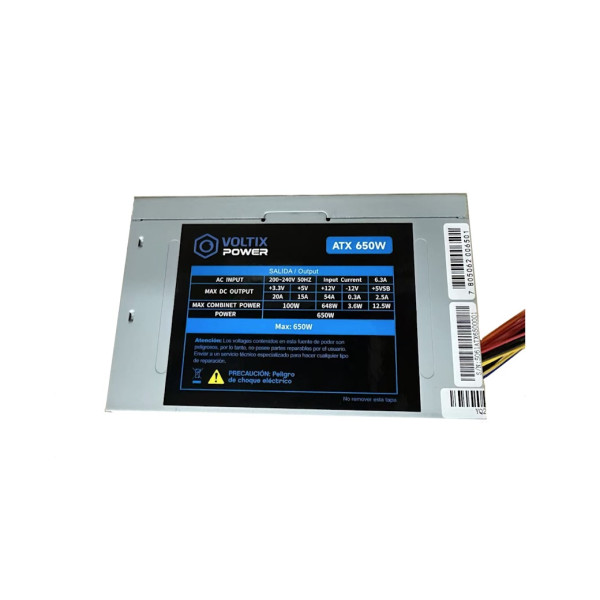 Fuente de Poder ATX VOLTIX 650W