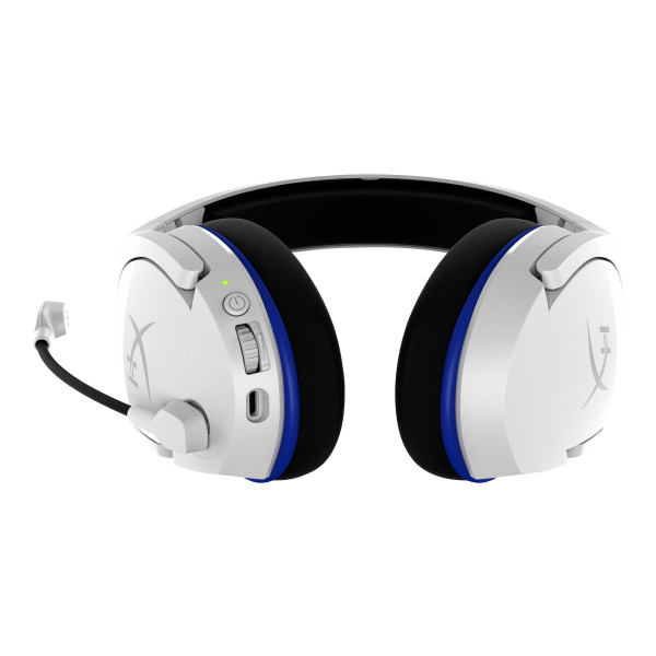 HyperX Cloud Stinger Core - Auricular - tamaño completo - 2,4 GHz - inalámbrico - blanco, azul - para Laptop 14, 15, 17; OMEN 15, 16; Pavilion Plus Laptop 14; Pavilion x360 Laptop; Pro 290 G9 (4P5J1AA)