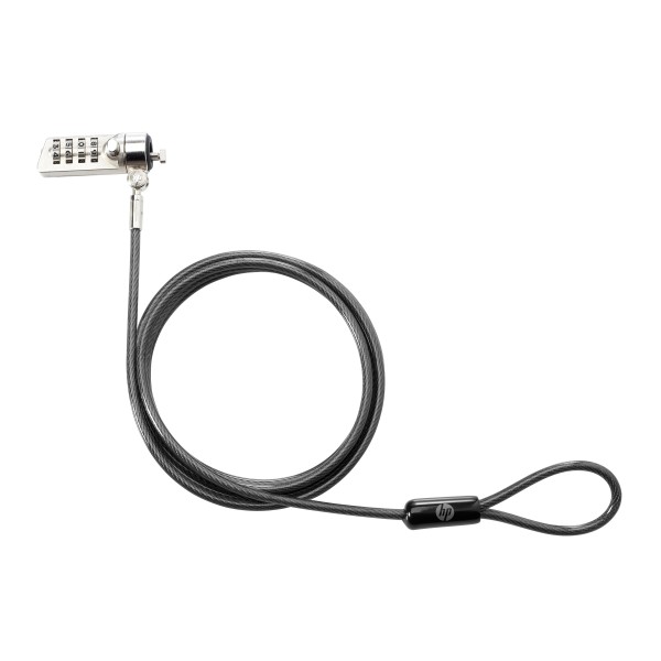 HP Essential Combination Lock - Bloqueo de cable de seguridad - 1.22 m (T0Y16AA)