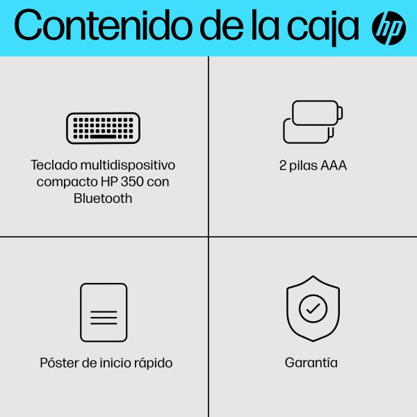 HP TECLADO INALAMBRICO COMPACTO 350 (692S8AA#ABM)