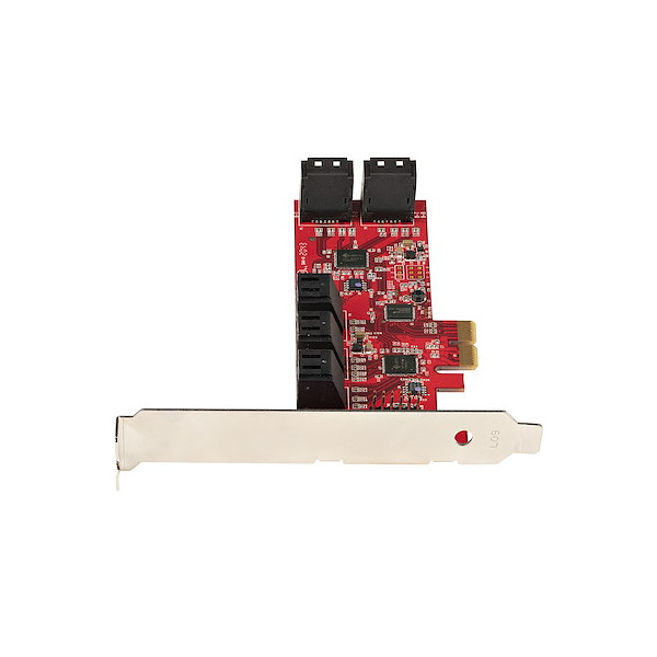 SATA PCIe Tarjeta controladora de almacenamiento 10 Puertos (10P6G-PCIE-SATA-CARD)