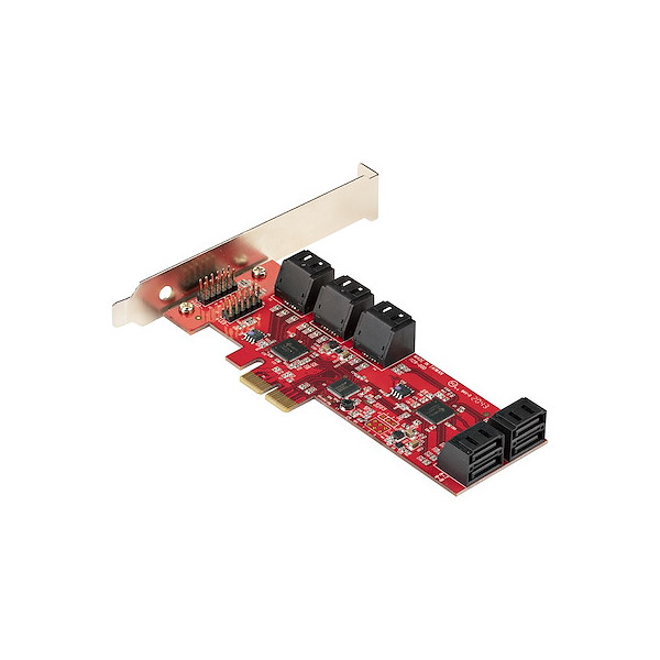 SATA PCIe Tarjeta controladora de almacenamiento 10 Puertos