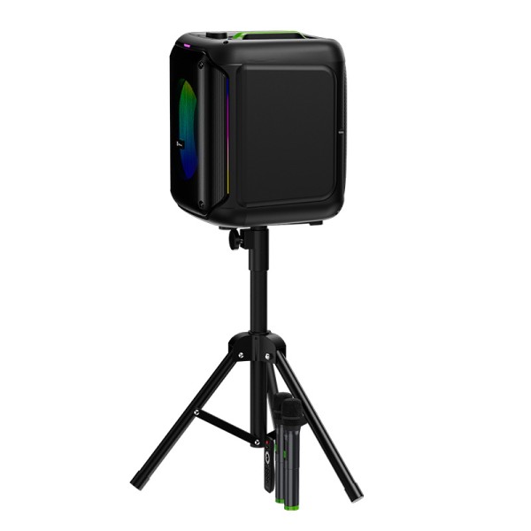 Klip Xtreme - Speaker system - Black - tripod with 2 mics