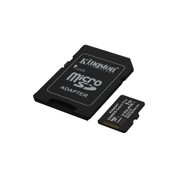Kingston - Flash memory card - microSDHC - 1TB microSDXC Canvas Select Pl (SDCS3/1TB)